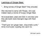 Lashings of Ginger Beer