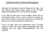   How to buy copy prints of these pictures. 
