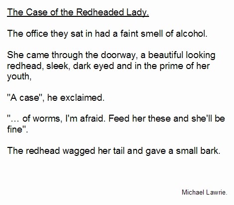 The Case of the Redheaded Lady