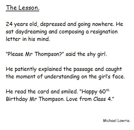 The Lesson
