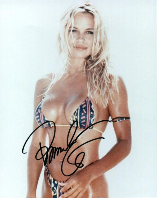  Pamela Anderson 1 (10x8)   Excellent Signature.