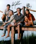  Dawsons Creek Cast (10x8)   Signed by all four. Bad lifting on Dawson's signature, and slight lifting on the others.
