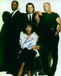 Pulp Fiction Cast: Samuel L. Jackson, John Travolta, Bruce Willis & Uma Thurman (10x8). Signed by all 4. Excellent Signatur