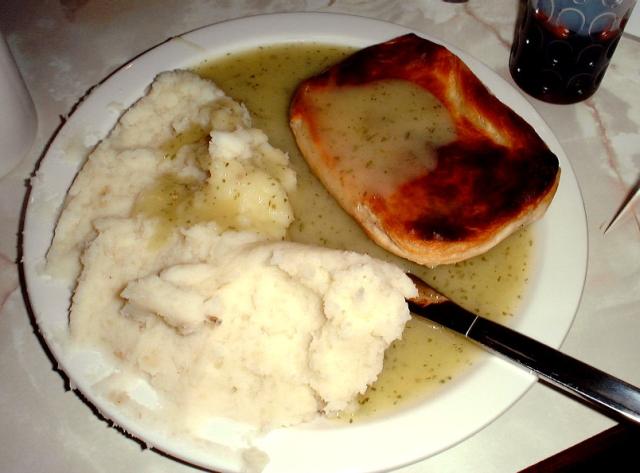 The old Cockney favourite, Pie and Mash.