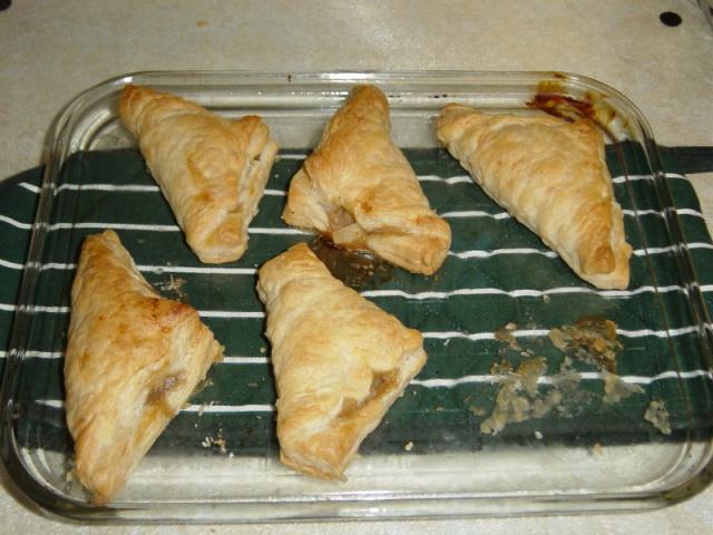 Apple Turnovers. Kat made these so she claims that they are Canadian but that's British, isn't it?