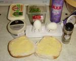 Making a perfect Egg Butty - The basic ingredients.