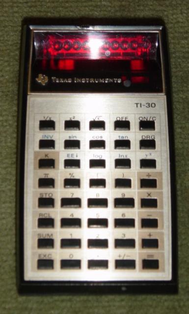 1976: Texas Instruments TI-30