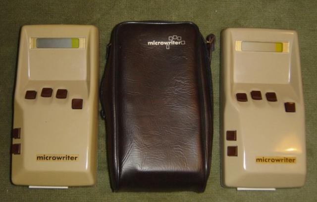 1979: Microwriter MW4 (pair)                                      