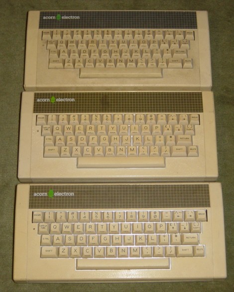 1983: Acorn Electron - 3 of them