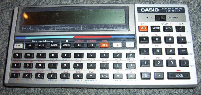 1984: Casio FX-730P