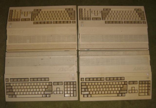 1987: Commodore Amiga A500 - 4 of them