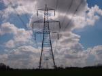 Pylon in the clouds